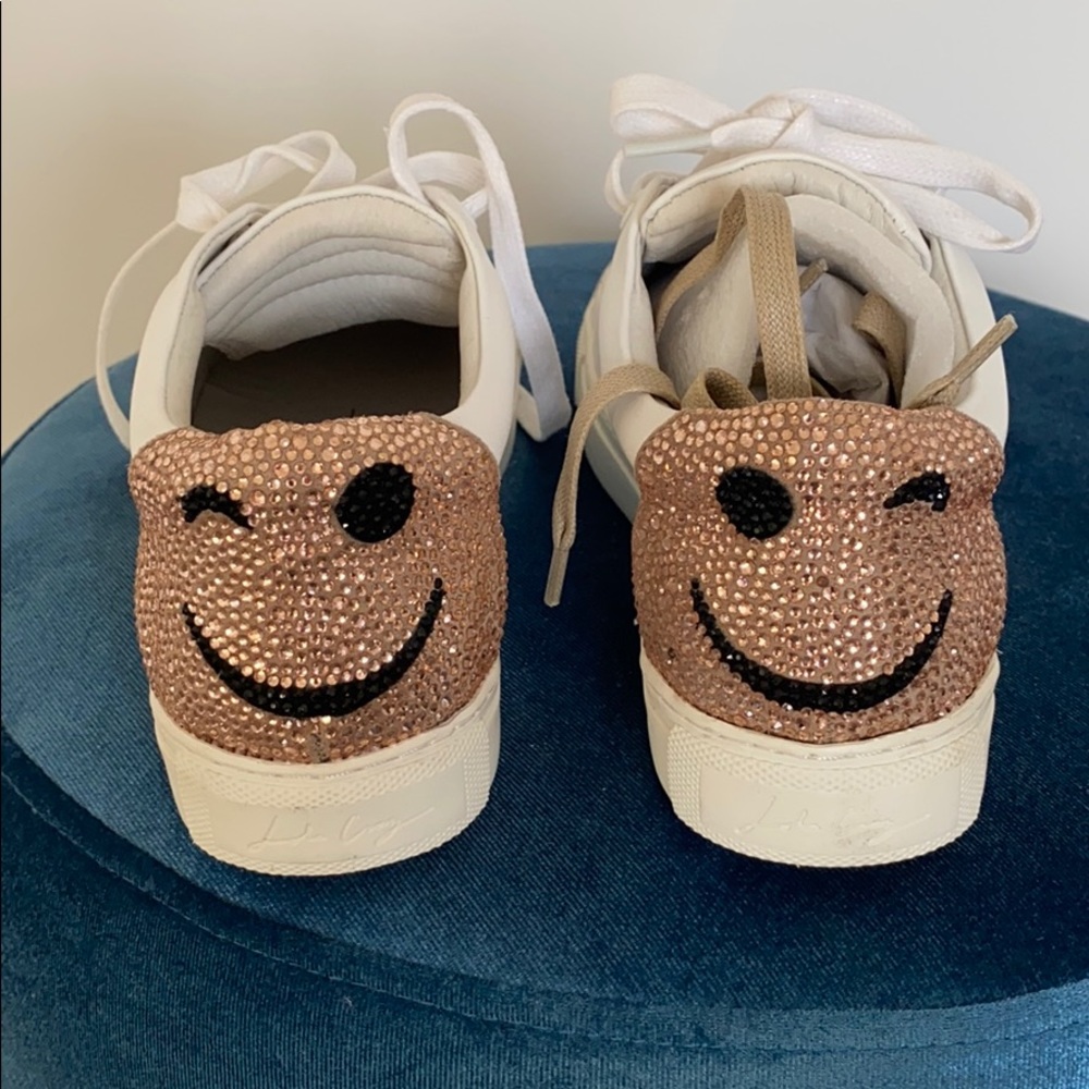 Lola Craig smiley sneakers
